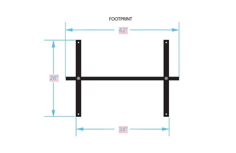 Banner footprint dimensions